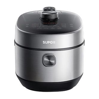 苏泊尔(SUPOR)   鲜呼吸系列5L电压力锅IH 2200W 6min速菜NFC精钢球釜SY-50FH77Q高压锅