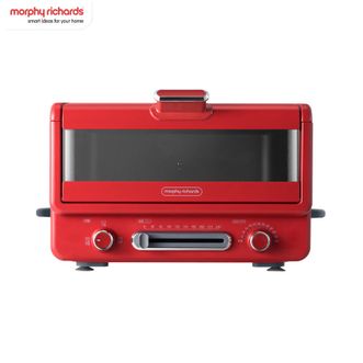 摩飞 /Morphy Richards  电烤箱家用煎烤一体机发酵解冻烤肉多功能锅小魔箱标配款红色