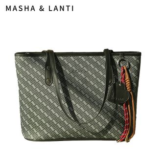 马莎兰缇/MashaLanti  新款女士通勤托特包高级感手提单肩包大容量 M213508B30374A