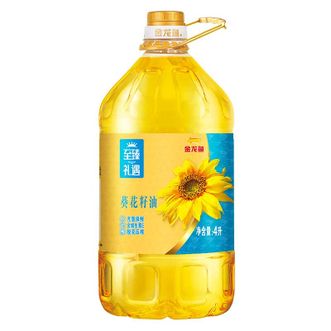 金龙鱼  至臻礼遇系列葵花籽油4L(脱壳压榨)-XHBY0408 金龙鱼  至臻礼遇系列葵花籽油4L(脱壳压榨)-XHBY0408