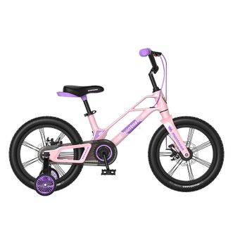 萌大圣  儿童自行车女孩轻便镁合金16寸 粉紫色