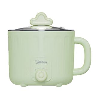 美的/Midea  多用途锅  新款  MC-DY16E06  双层隔热锅身 食品级不粘涂层 旋钮易操作1.6L