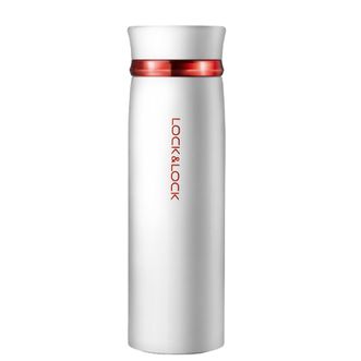 乐扣乐扣（LOCK&amp;LOCK）  不锈钢保温杯 情侣学生水杯菲特旋转盖轻量杯 450ml