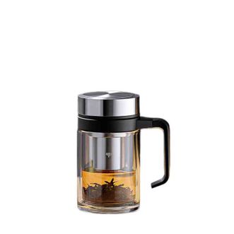 万象（WANXIANG）   玻璃杯双层泡茶杯喝水杯子360ML
