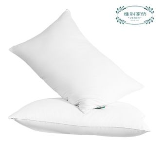 维科家纺VEKEN  优弹纤维枕 74*48cm（一只装）抗菌酒店枕 高弹纤维枕亲肤学生枕