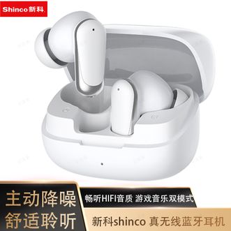 新科/Shinco  真无线蓝牙耳机双耳降噪运动游戏低延迟音乐高音质超长续航GT-19