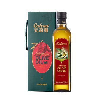 克莉娜  特级初榨橄榄油 750ML*1礼盒绿色