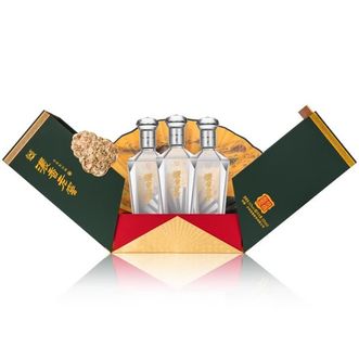 泸州老窖  金色友情 桃园英雄文化酒52度礼盒装 500ml*3瓶 金色友情