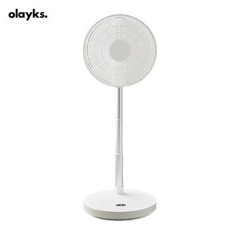 olayks.  折叠风扇电风扇落地电风扇台式桌面风扇伸缩折叠家用宿舍8档风力台立两用风扇
