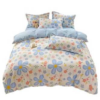 恒源祥  100全棉喷气印花四件套-盎然春色