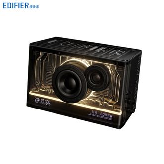 漫步者(EDIFIER)光冷能量蓝牙音箱NEW-XPro黑经典新升级双金标认证HIFI级电竞游戏桌面无线电脑音响潮流氛围灯