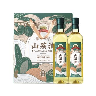 魔法农场  山茶油750ML*2礼盒  适用老年人孕妇宝宝