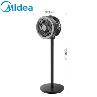 美的/Midea  电风扇空气循环扇落地扇家用风扇卧室客厅轻音低噪节能电扇FGA25SCY