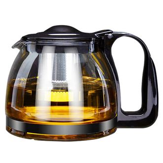 天喜 玻璃茶壶耐热玻璃不锈钢过滤内胆可拆卸泡茶壶700ml