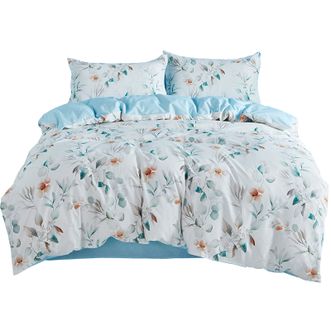 恒源祥  四件套A类抗菌全棉床品套件1.5/1.8米床2*2.3m氧气时光HYX274TJ（纸盒）