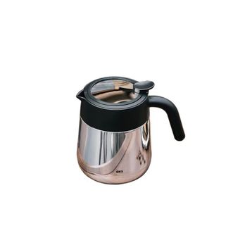 AKS  保温壶家用大容量保温瓶便携焖茶壶暖水壶咖啡壶 800mL 流光银（陶瓷涂层）AKS663-CS