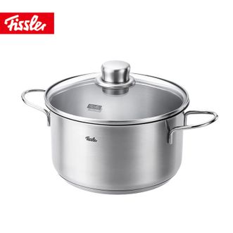 菲仕乐Fissler 和风系列汤锅炖汤锅 20CM双耳不锈钢汤锅 EM0511120000G