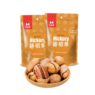 花蜜家  碧根果坚果炒货休闲营养老人孩子办公室零食118g*2袋