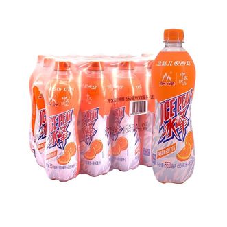 冰峰  汽水PET-橙味550ml*15瓶 整箱