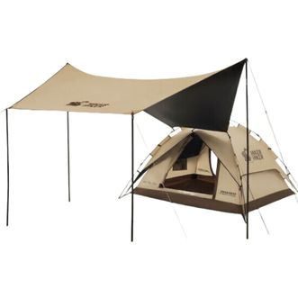 伯希和  帐篷天幕组合  露营钛黑胶  16402703卡其色