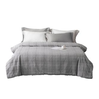 内野  兔兔绒多功能毛毯优质床品床盖多用毯子HU-HY03T16