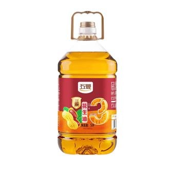 五丰  三原压榨花生油5L