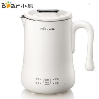 小熊/Bear  烧水杯  电热恒温水杯 便携烧水杯 304不锈钢加热保温杯   0.6L  ZDH-A06H1