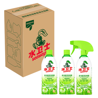 水卫仕/SEAWAYS  水卫士冰箱清洁剂500g*3瓶  除臭剂 多功能清洁剂 除味剂 家电清洗