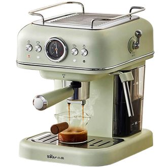 小熊/Bear  咖啡机半自动意式复古咖啡机20Bar高压萃取KFJ-E12Q