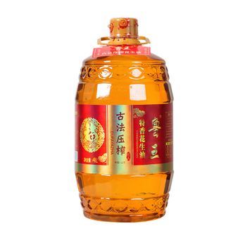 鲁王  古法压榨特香花生油4L
