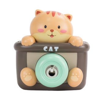 婴侍卫（BBG+）  Q萌猫咪泡泡相机 儿童电动玩具BD720