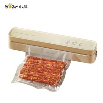 小熊/Bear  真空封口机 家用全自动小型大吸力抽真空保鲜机零食生鲜食品保鲜压缩机塑封机