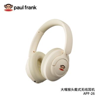 WiWU  大嘴猴超长续航ANC主动降噪可折叠收纳头戴耳机APF-26 米白色