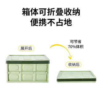 尚烤佳  小号 户外便携收纳箱 青柠系列收纳箱LS-677