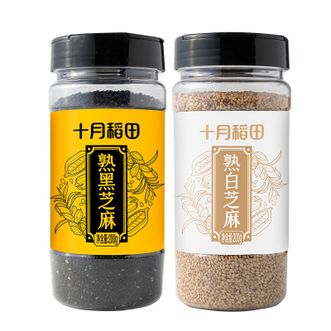 十月稻田  黑白芝麻组合200g*2