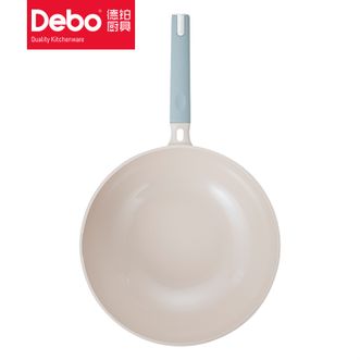 德铂（Debo）  家用埃菲尔炒锅不粘炒菜锅 32cm锅具炒锅DEP-DS417
