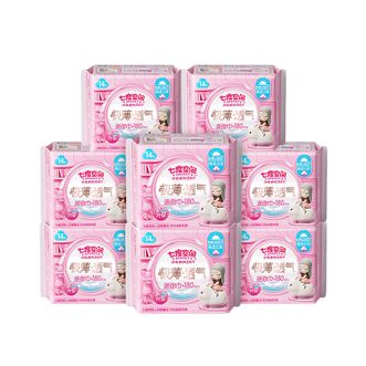 七度空间  卫生巾180mm少女极薄透气棉柔迷你巾短款日用