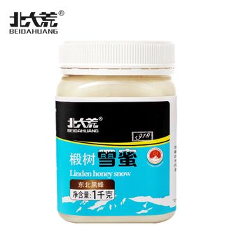 北纯  北大荒1918椴树雪蜜1kg  早餐茶饮调味纯蜂蜜