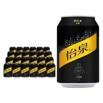 可口可乐  怡泉原味经典罐 330ml*24