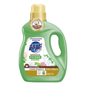 超能  植沐悦色洗衣液  绿色风铃草香氛  3kg