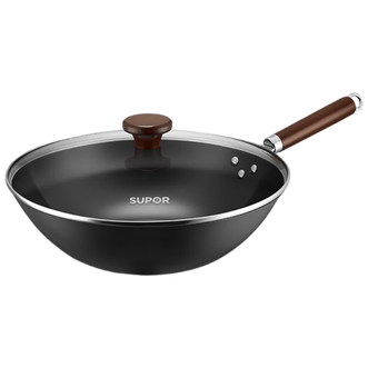 苏泊尔(SUPOR)   健康无涂层 精铁不粘锅炒锅32cm  VC32BH01