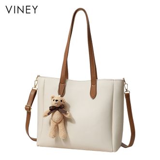 viney  简约时尚手提包女高颜值实用大容量女士托特包5968