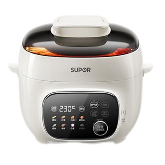 苏泊尔（SUPOR）  远红外空气炸锅电煮锅 实用6L大容量 一锅顶4锅可蒸/煮/炒/空气炸 匀烤免翻面 配蒸笼煮锅 KD60Y892 6L