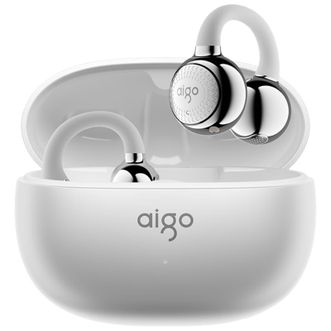 aigo  夹耳式蓝牙耳机开放式不入耳ENC降噪轻盈舒适长续航耳机