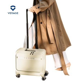 VERAGE  行李箱超轻拉杆旅行箱可登机密码箱17寸小型皮箱子GM20076-10WZ/17