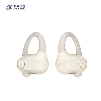科大讯飞/Iflytek  开放式办公耳机 Air 白色 无线蓝牙耳机 骨传导升级气传导运动录音耳机 同传听译 适用苹果华为