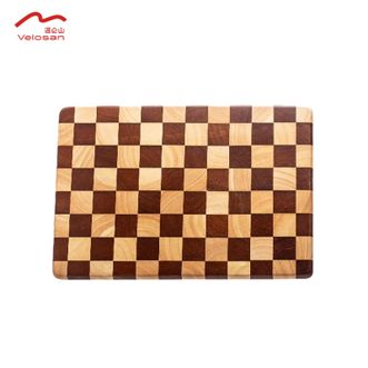 温仑山  新品棋盘格菜板 抗菌防霉家用切菜板 中号36*24*2.5CM实木菜板砧板案板
