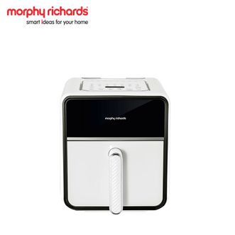 摩飞 /Morphy Richards  MR8101 空气炸锅家用大容量电炸锅可视化智能一体机械款微蒸烤空气炸薯条机  椰奶白【4L容量微蒸烤 14项菜单】