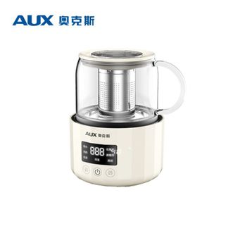 奥克斯/AUX  迷你养生壶养生杯 电炖杯电热杯煮花茶壶烧水壶 全玻璃杯体煮茶器 HX-S0512