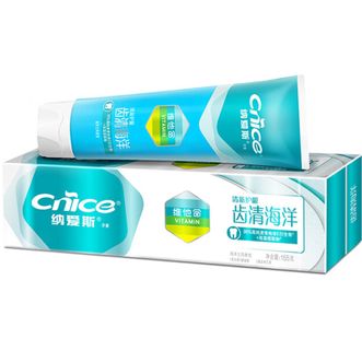 纳爱斯牙膏清新口气去异味口臭含氟防蛀牙龈护理成人海洋清新牙膏165g